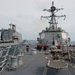 USS Mustin replenishment at sea