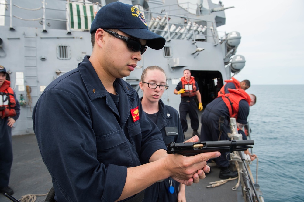 USS Mustin activity