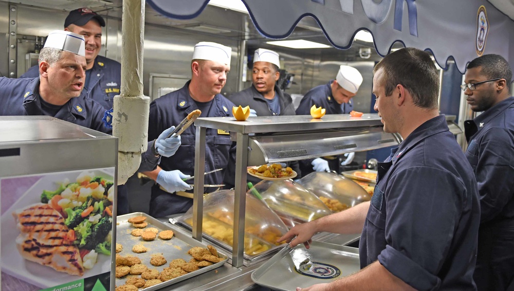 Pizza day aboard USS Stockdale