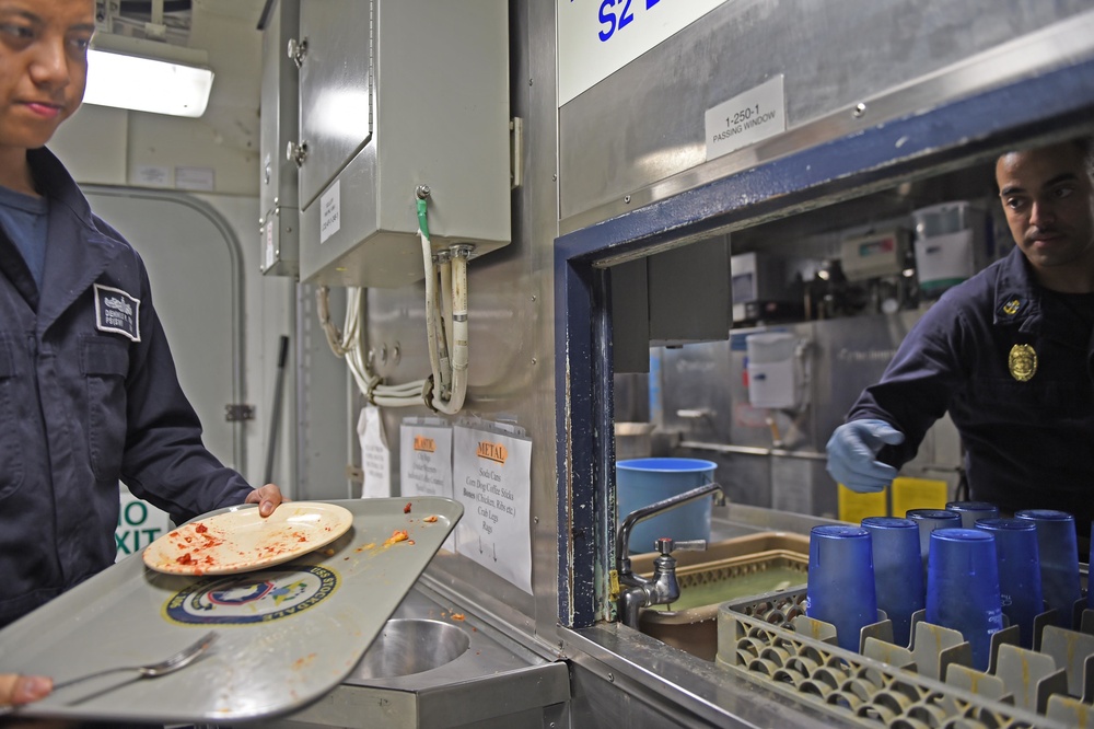 Pizza day on USS Stockdale