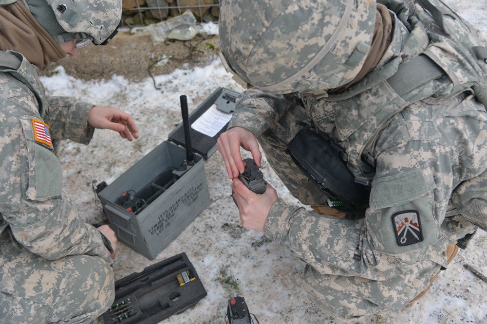 EOD training on Demolition Area 'F'
