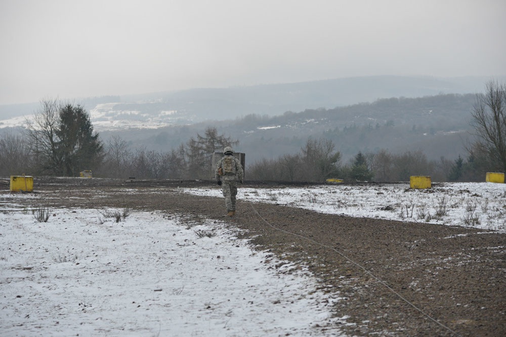 EOD training on Demolition Area 'F'