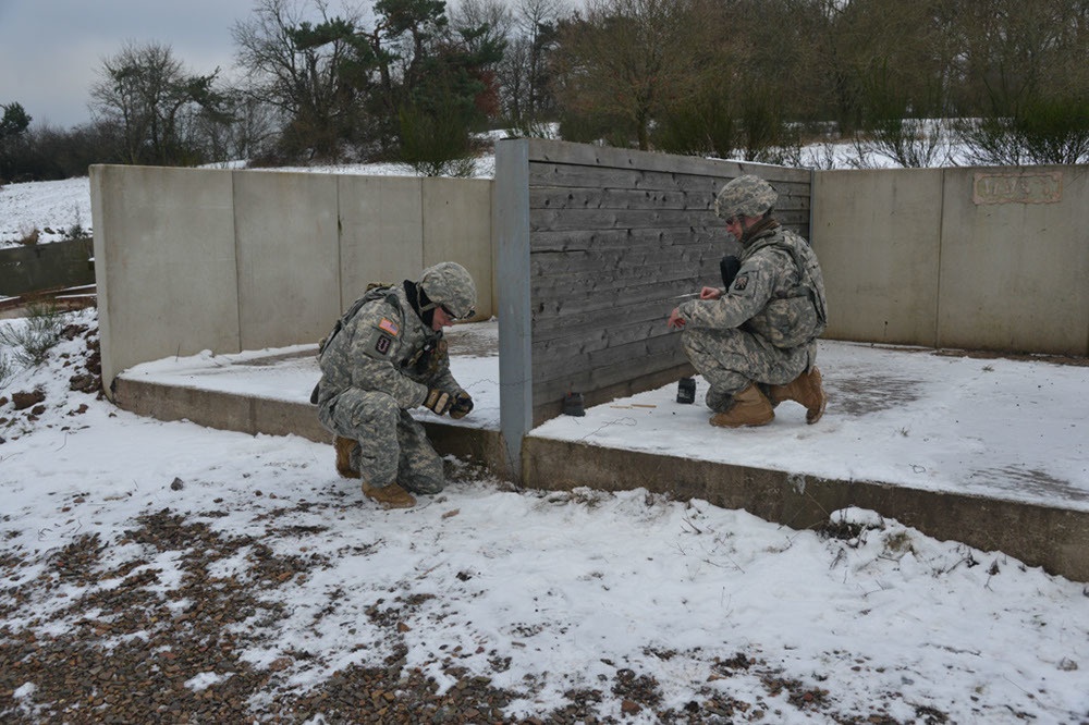 EOD training on Demolition Area 'F'