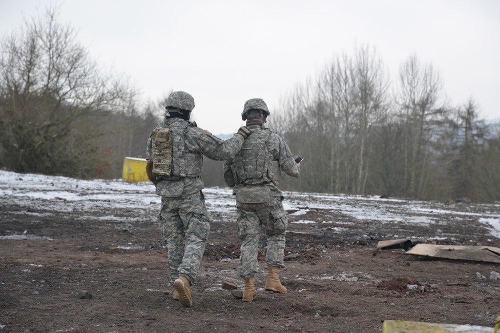 EOD training on Demolition Area 'F'
