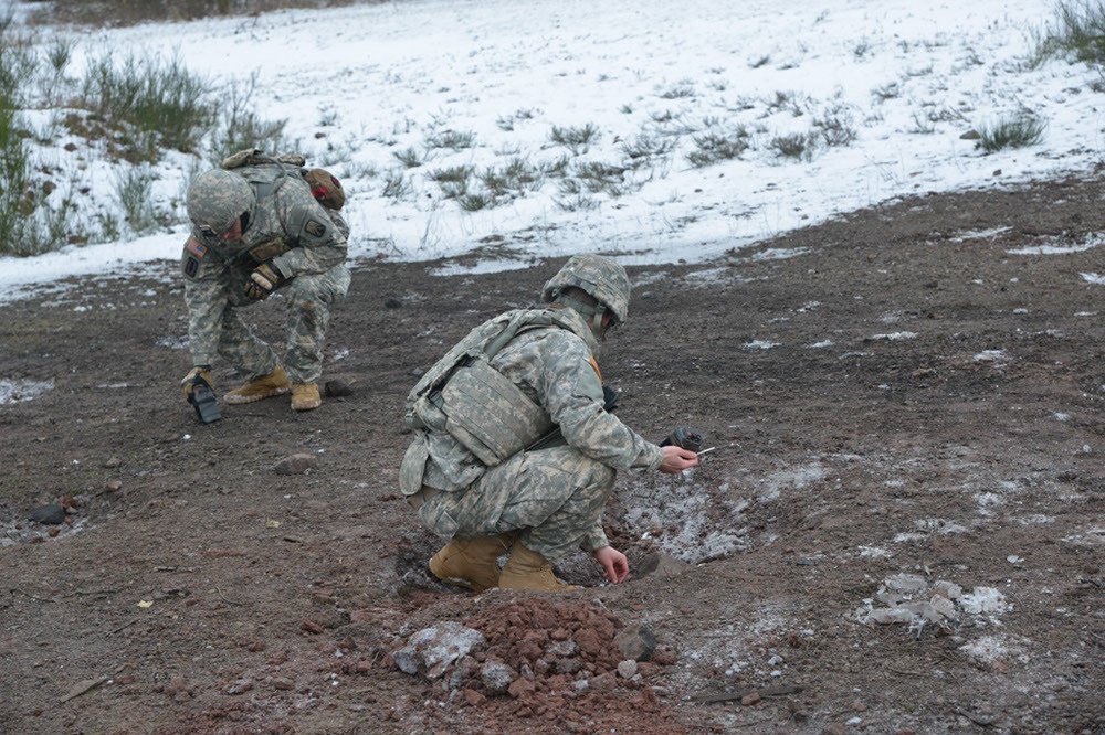 EOD training on Demolition Area 'F'