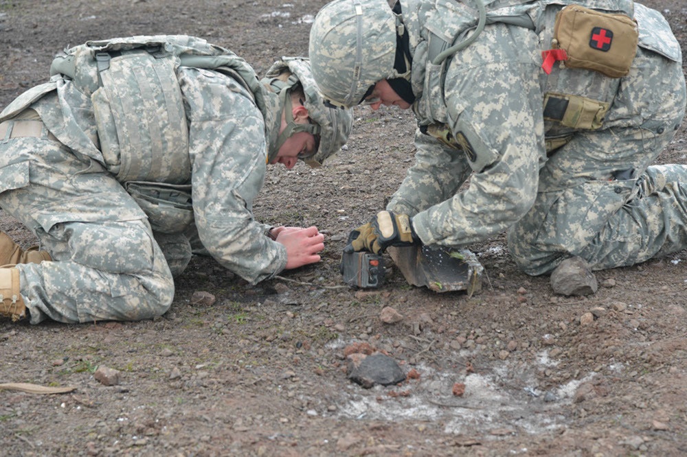 EOD training on Demolition Area 'F'
