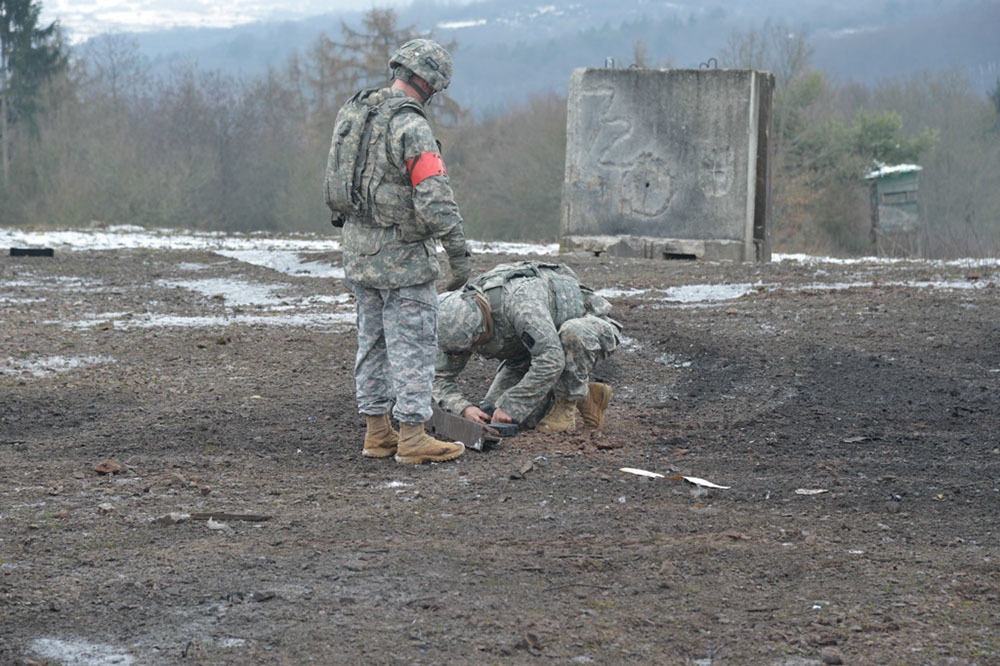 EOD training on Demolition Area 'F'
