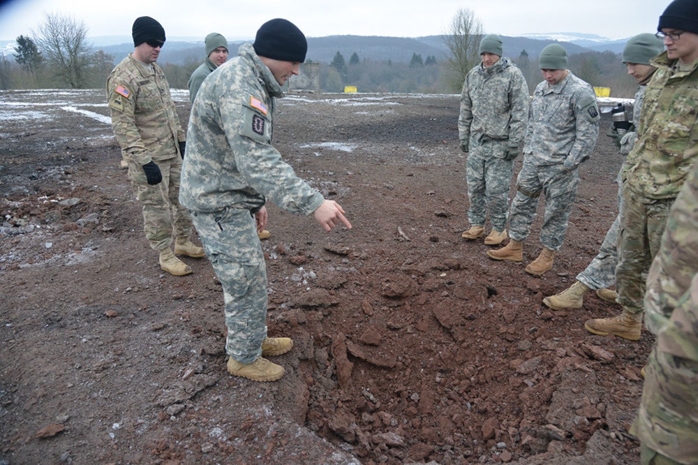 EOD training on Demolition Area 'F'