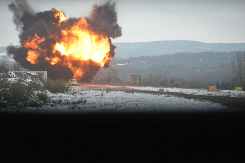 EOD training on Demolition Area 'F'