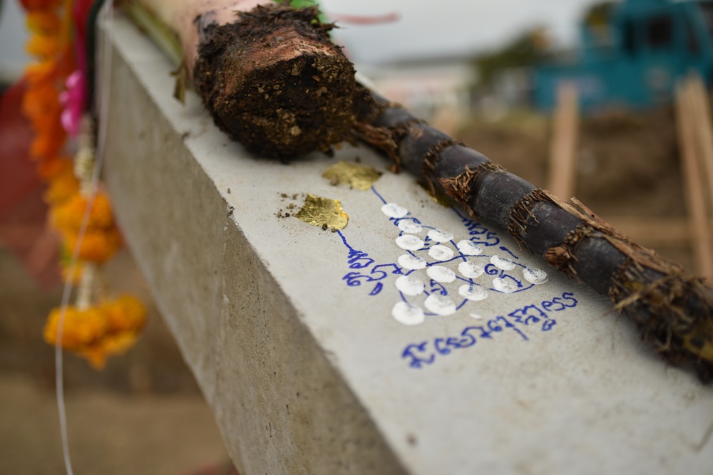 Cobra Gold 2016 Pillar Dedication Ceremony: Wuat Ban Mak School