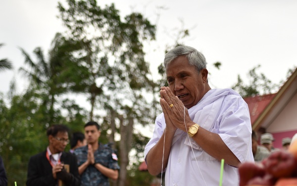 Cobra Gold 2016 Pillar Dedication Ceremony: Wuat Ban Mak School