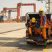 U.S. Service Members Unload Supplies at Laem Chabang International Terminal