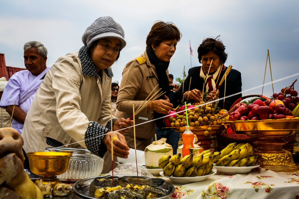 Cobra Gold 2016 Pillar Dedication Ceremony: Wuat Ban Mak School