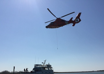 Coast Guard, Texas Parks and Wildlife assist adults, children from sinking boat near Port Mansfield