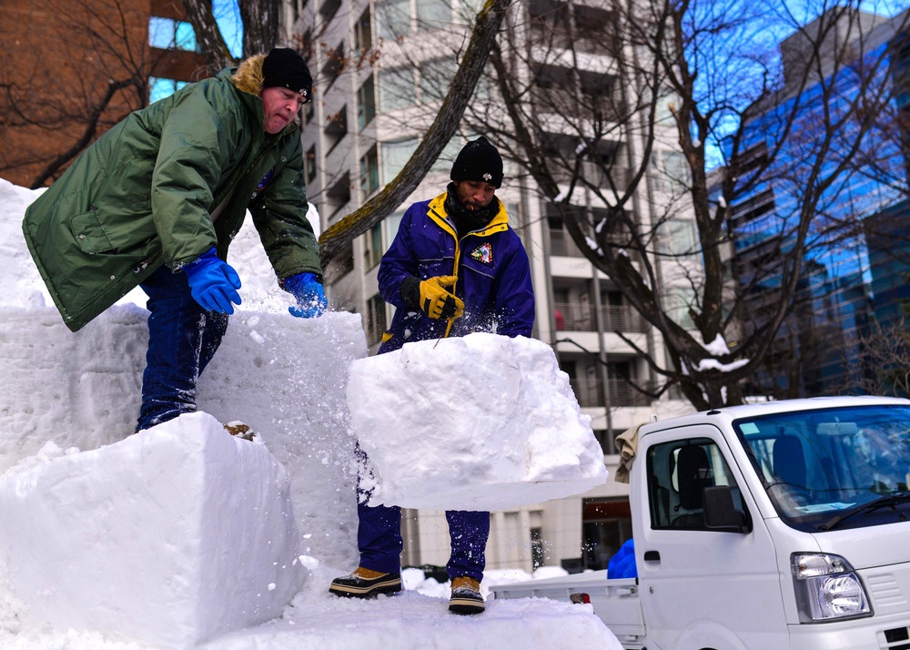 Sailors participate in 67th Annual Snow Festival