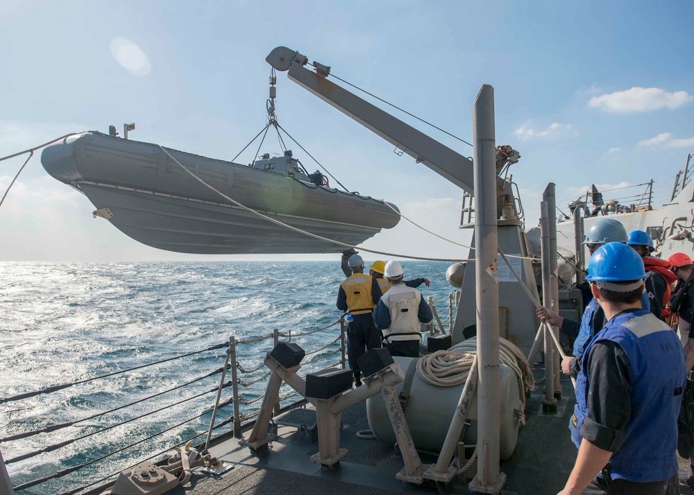 USS Bulkeley operations