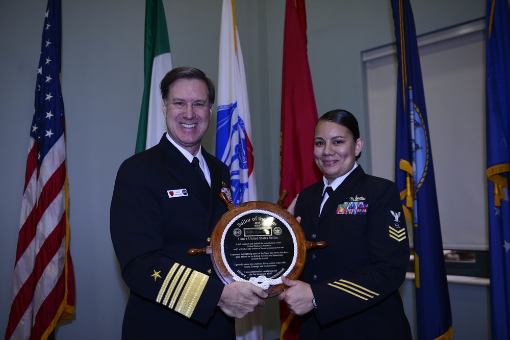 Sailor of the Year in a ceremony at US Naval Support Activity Naples, Capodichino,