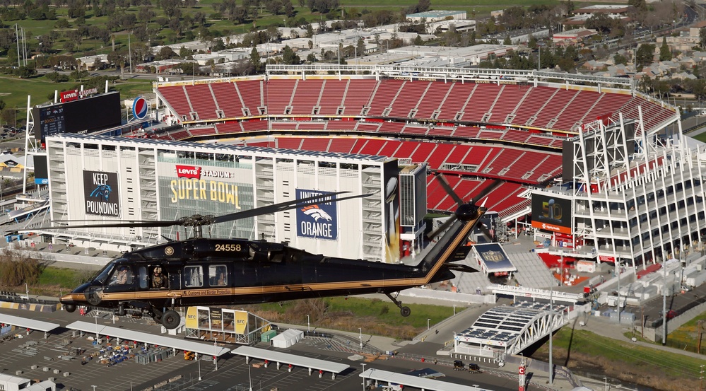 USCBP Air and Marine Operations provides security for Super Bowl 50