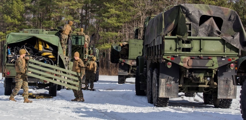 CLB-2 supports 3/2 at Fort A.P. Hill