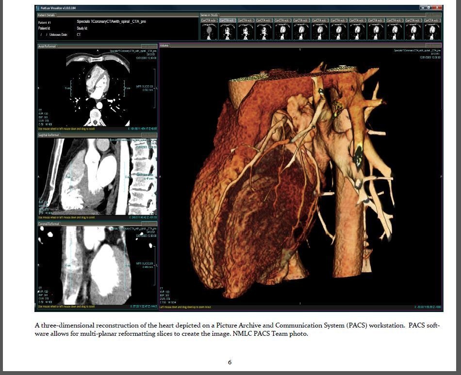 NMLC supports MTF Cardiovascular Image Management Systems