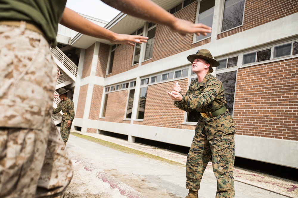 Drill instructors instill discipline through incentive training on Parris Island