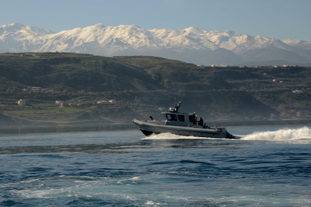 Routine patrol in Greece