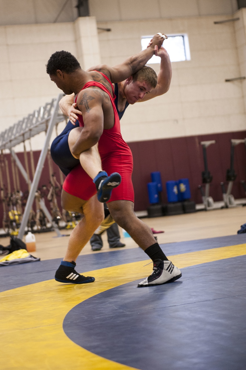 All-Navy wrestling candidates prepare for wrestle-offs