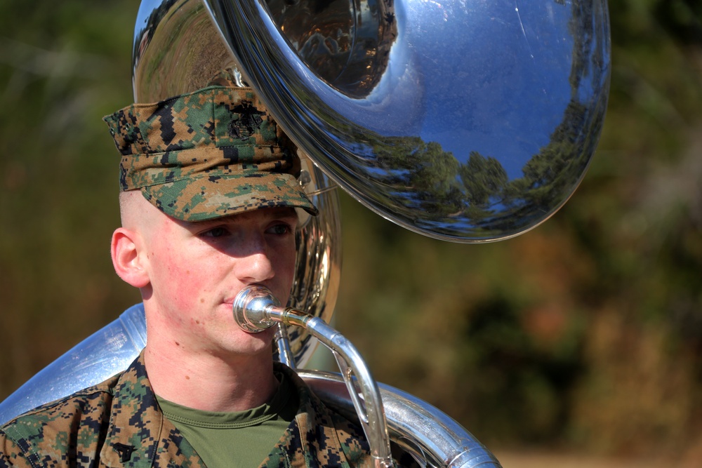 2nd MAW band sends symphonies across air station