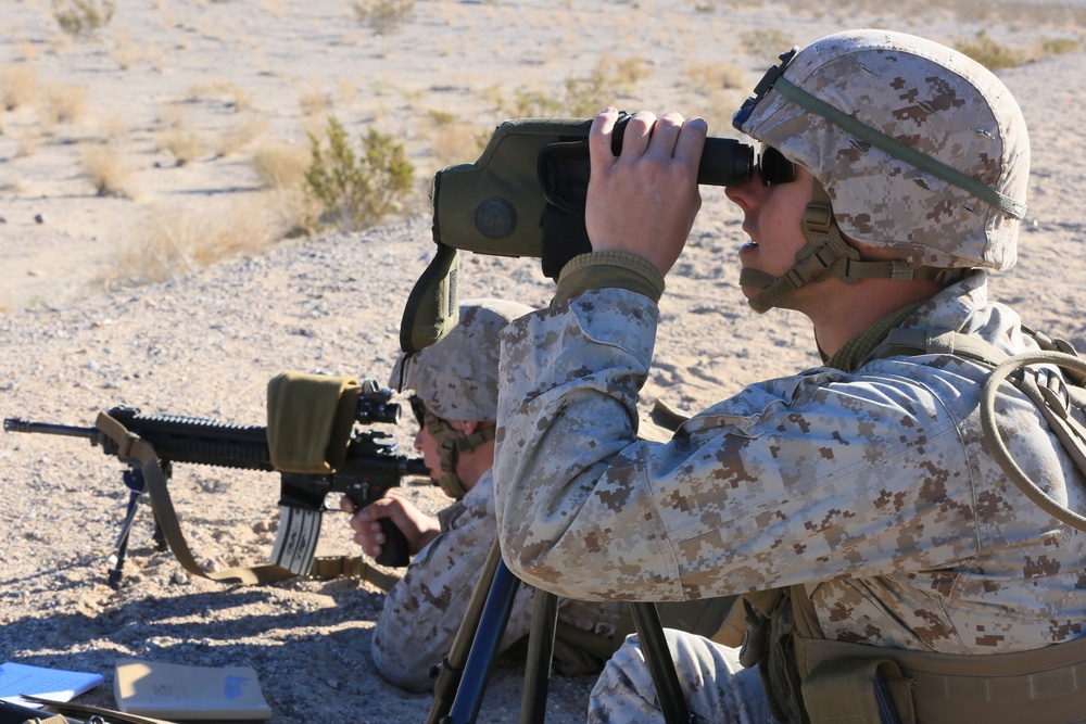 First IAR designated marksman course held aboard Combat Center