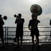 C7F Band puts on a show aboard USS Antietam enroute to the International Fleet Review