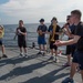 C7F Band puts on a show aboard USS Antietam enroute to the International Fleet Review