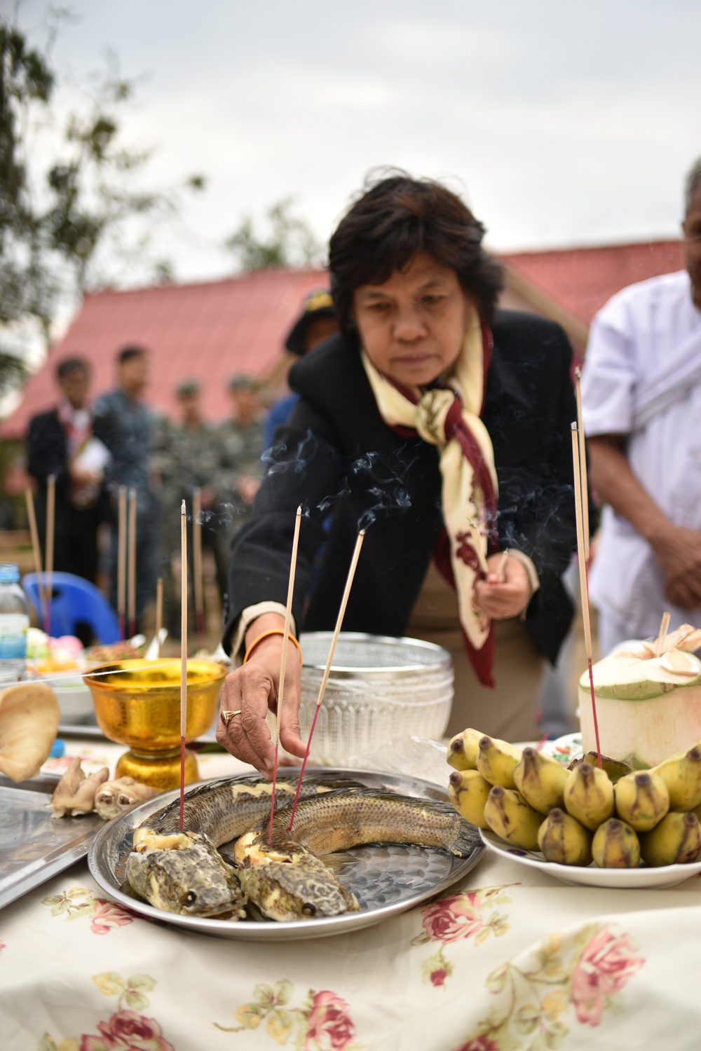 Cobra Gold 2016 Pillar Dedication Ceremony: Wuat Ban Mak School
