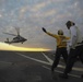 USS Germantown flight deck activity