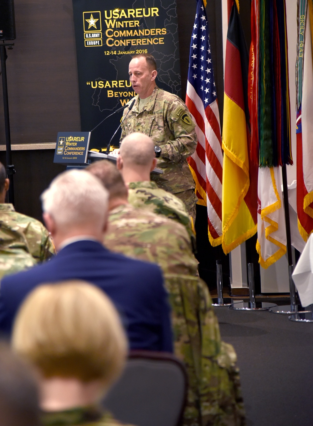 2016 USAREUR Winter Commanders Conference in Wiesbaden, Germany