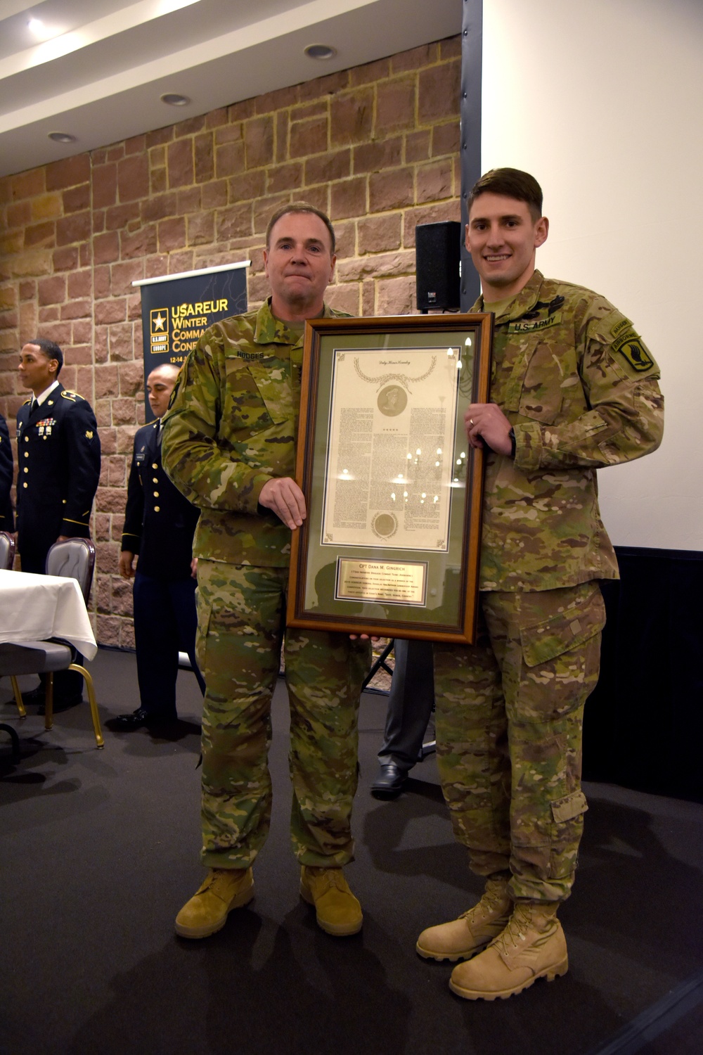 2015 USAREUR General Douglas MacArthur Leadership Award ceremony