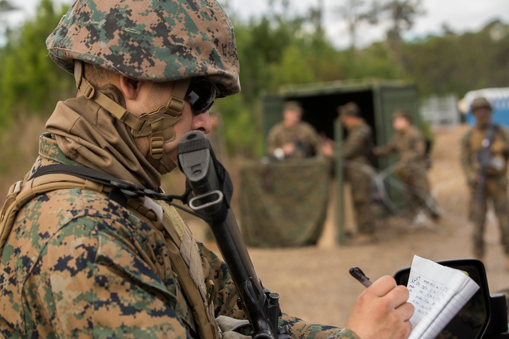 2D Marine Logistics Group Participates in a Command Post Exercise