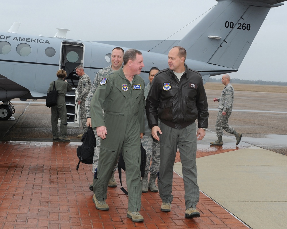 19th Air Force commander visit at CAFB, Miss.