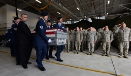 Dignified Transfer of Remains Service for Staff Sgt. Louis Bonacasa