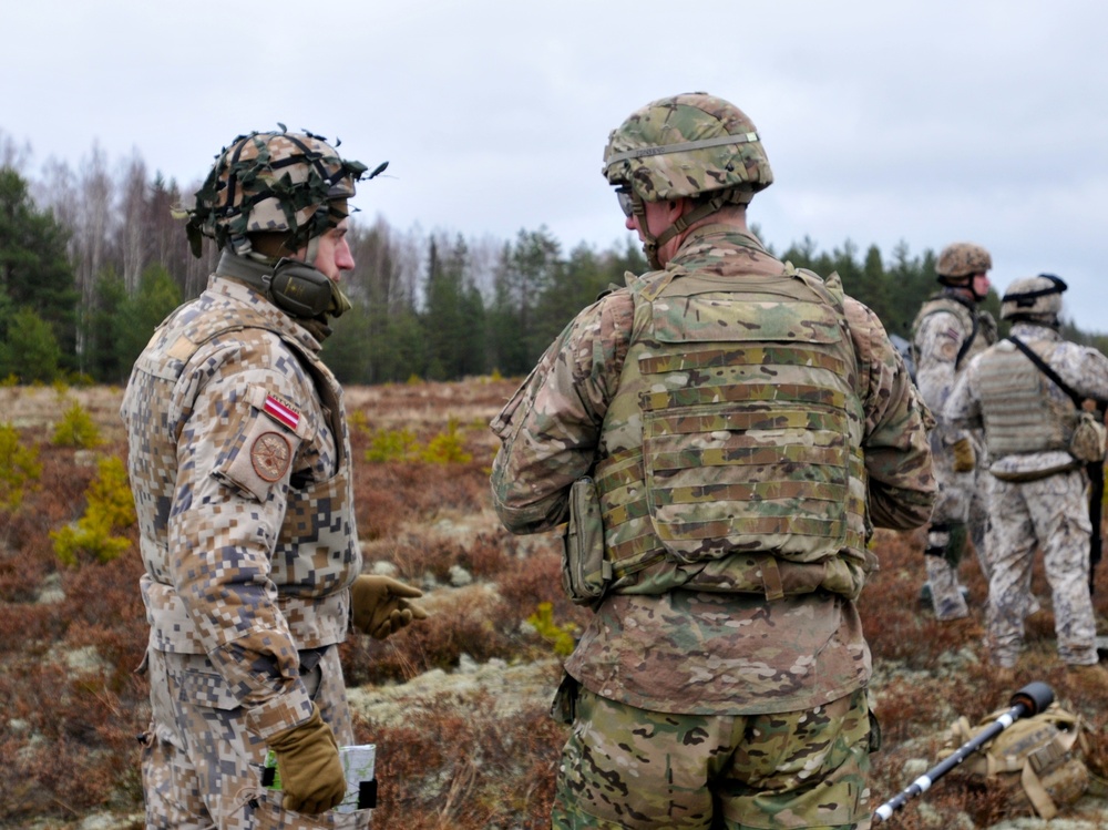 Mortar training and evaluations in Latvia