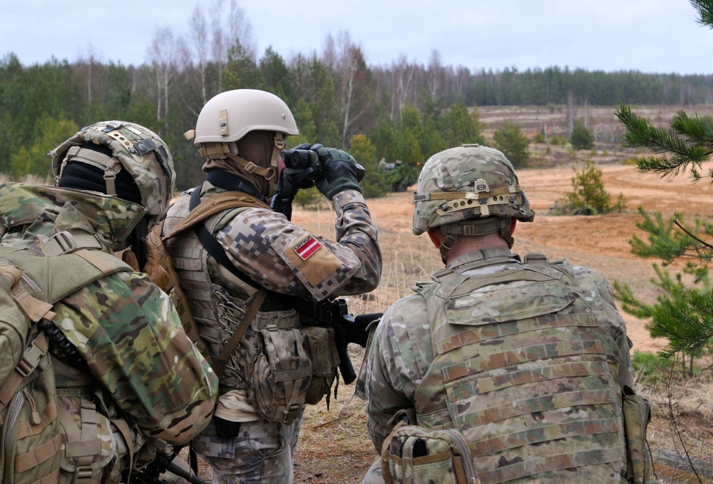 Mortar training and evaluations in Latvia