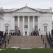 President of Colombia lays a wreath at Tomb of the Unknown Soldier in Arlington National Cemetery