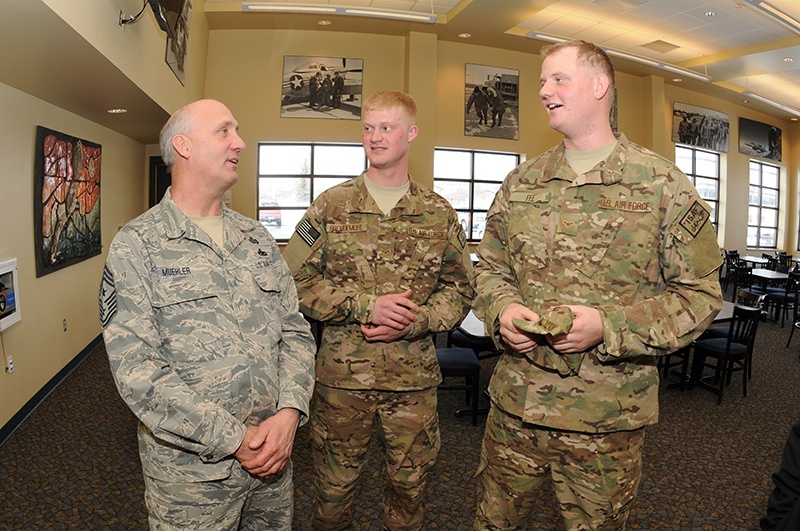 North Dakota Air Guard names new senior enlisted leader: Muehler takes over as Bush retires