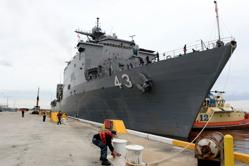 USS Fort McHenry operations