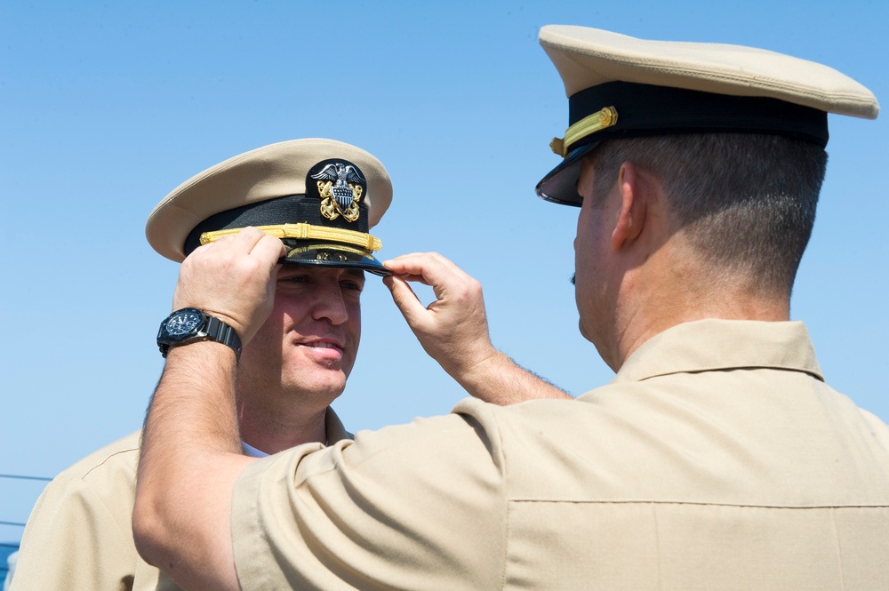 USS Gonzalez commissioning ceremony
