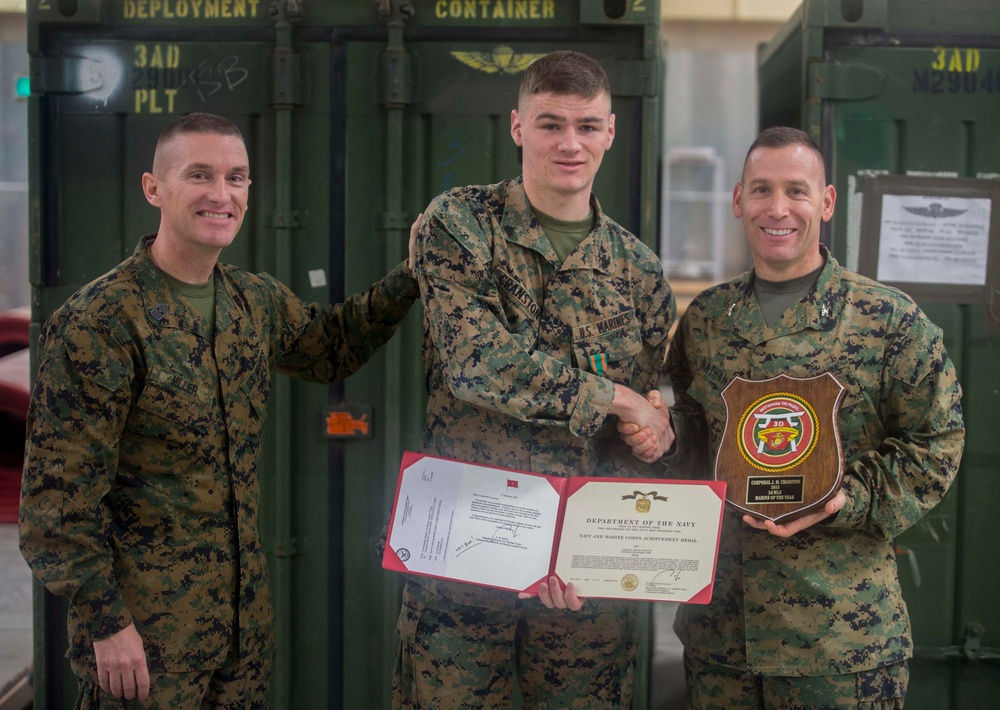 Canby, Oregon, Marine Awarded 3rd MLG Marine of the Year