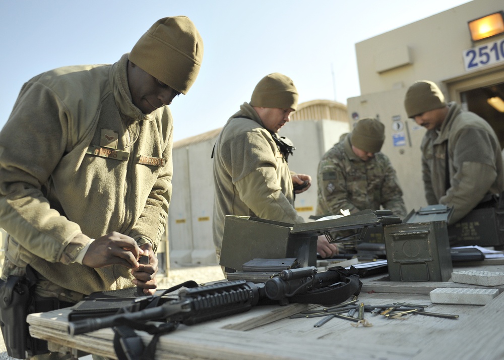 AMMO Airman makes the rounds at Bagram