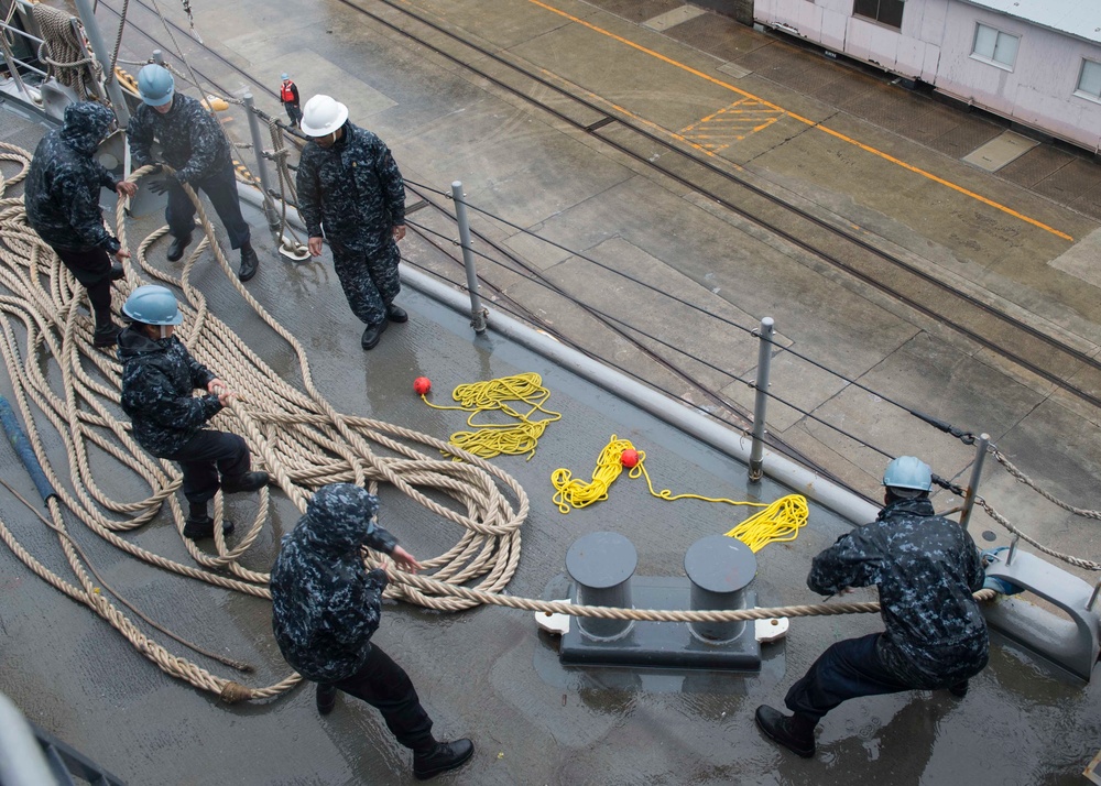 USS Germantown operations