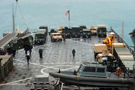 USS Germantown operations