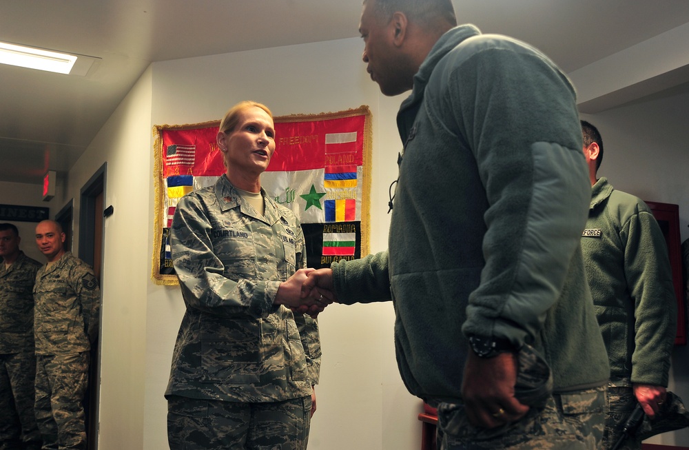 Eighth Air Force commander visits Whiteman