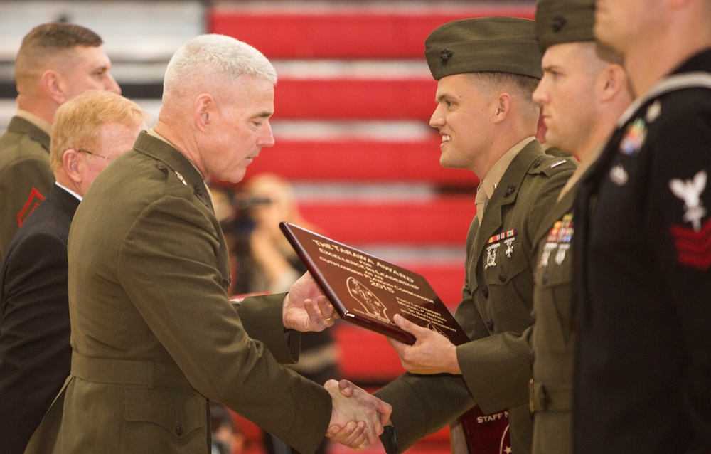 2d Marine Division 75th Anniversary Battle Colors Rededication and Award Ceremony